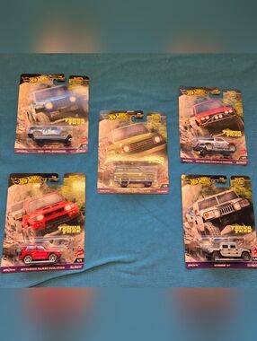 Hot Wheels Car Culture Terra Trek - Complete Set of 5 - New